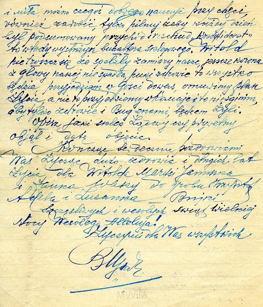 KKE 2270-a.jpg - Rewers (KKE 2270) Dok. List. Krzysztofa Bujko do rodziny Kołakowskich, Komaje, 12 IV 1957 r.